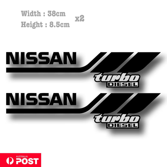 Nissan Turbo Diesel - Nissan Navara Patrol Door X-Large Decal Sticker