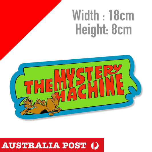 Scooby Doo MYSTERY MACHIN Logo, Laptop , Car Cartoon Dog Sticker