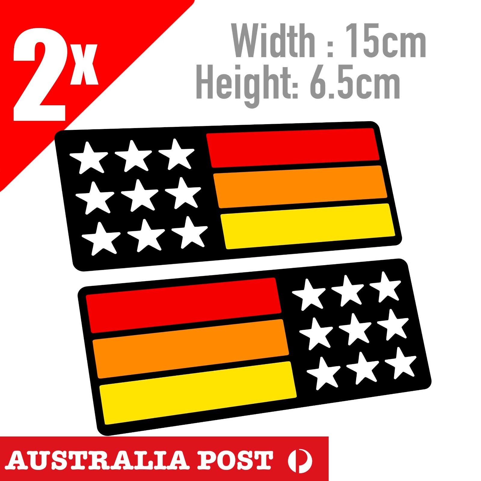 Retro Flag, 4x4, 4WD, Off Road, Toyota FJ Cruiser Tacoma 4 Runner Sticker