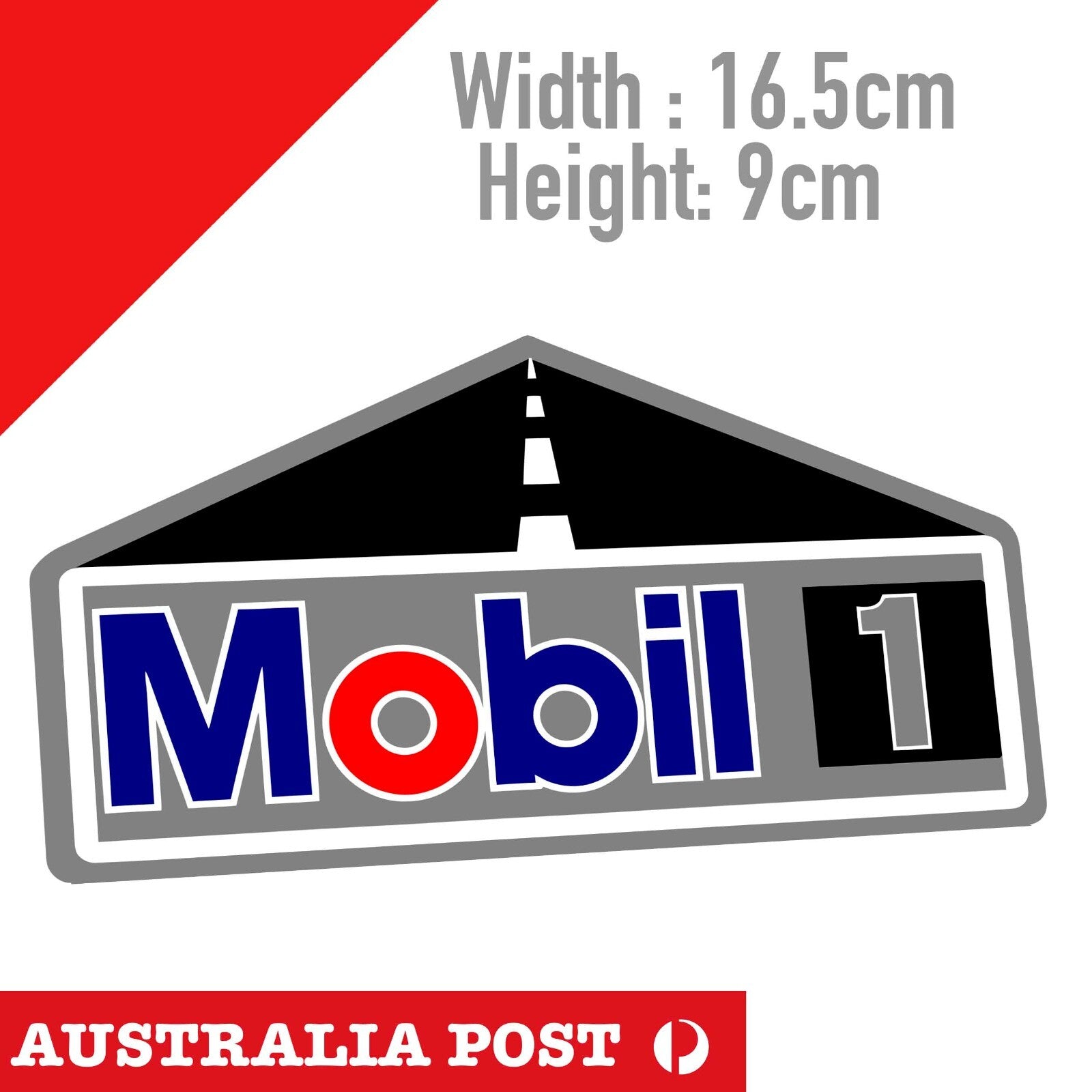 Mobil 1 Oil Logo Sticker