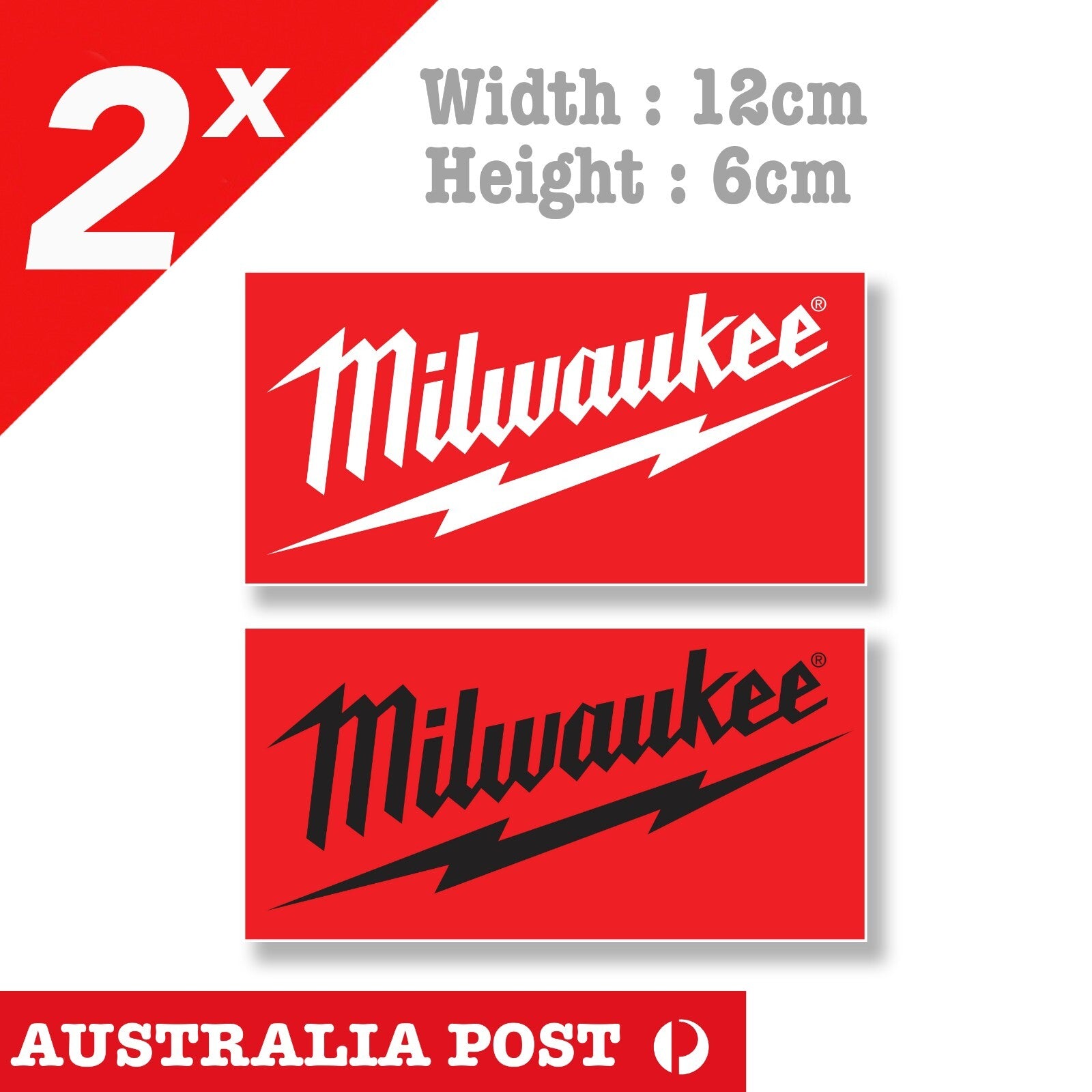 Milwaukee Electric Tool Logo, Power Tool Logo  Stickers