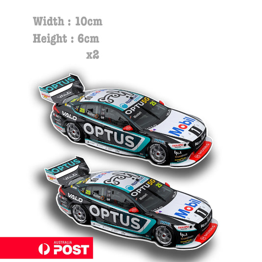 Mobile 1 HOLDEN COMMODORE V8 Black SUPERCARS Competition Vinyl Sticker