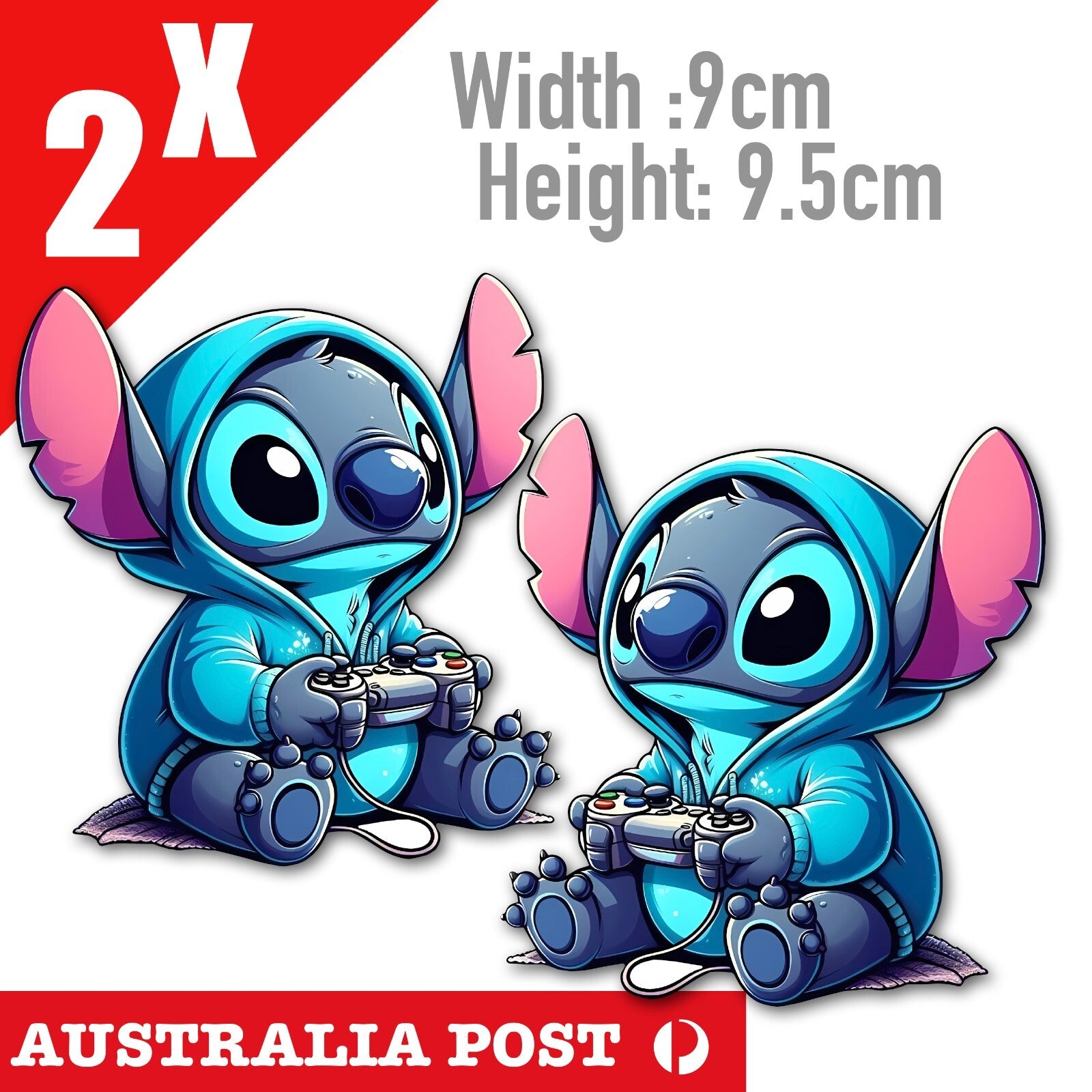 Disney Stitch gamer, Cute Stitch Character Decal Sticker