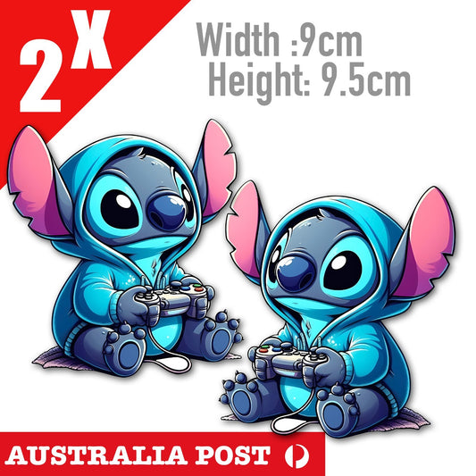 Disney Stitch gamer, Cute Stitch Character Decal Sticker
