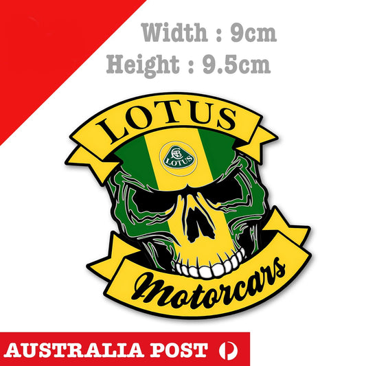 LOTUS Racing SKull Car Logo, Lotus Logo ,Cars Vans Stickers