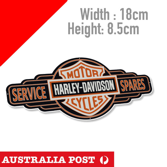 Harley Davidson Motorcycle Old Vintage Style Service & Spare Sign Stickers