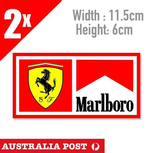 Ferrari Horse Logo  Laptop , Car Window 2x Sticker