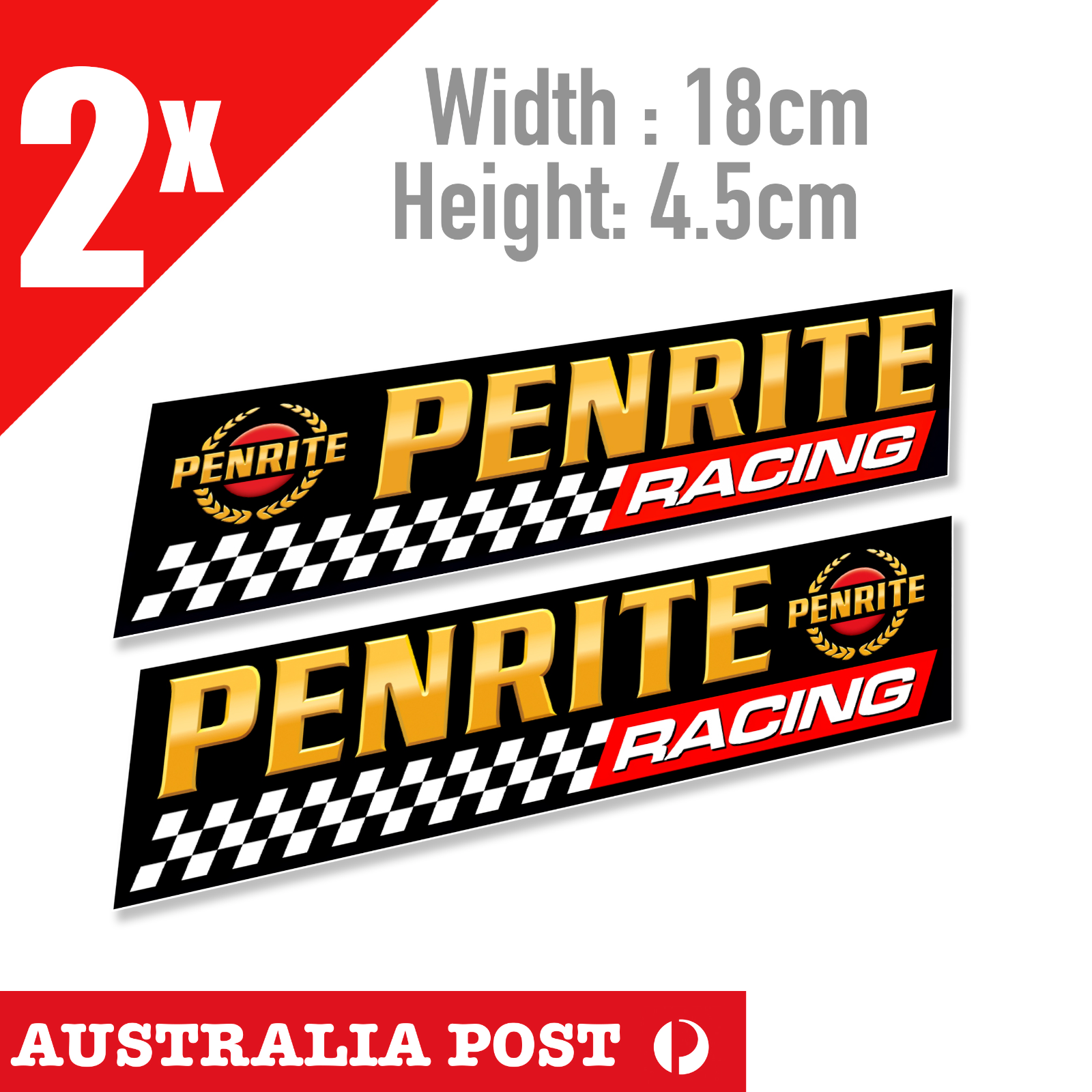 PENRITE BANNER  RACING Logo PENRITE Racing Banner  Stickers
