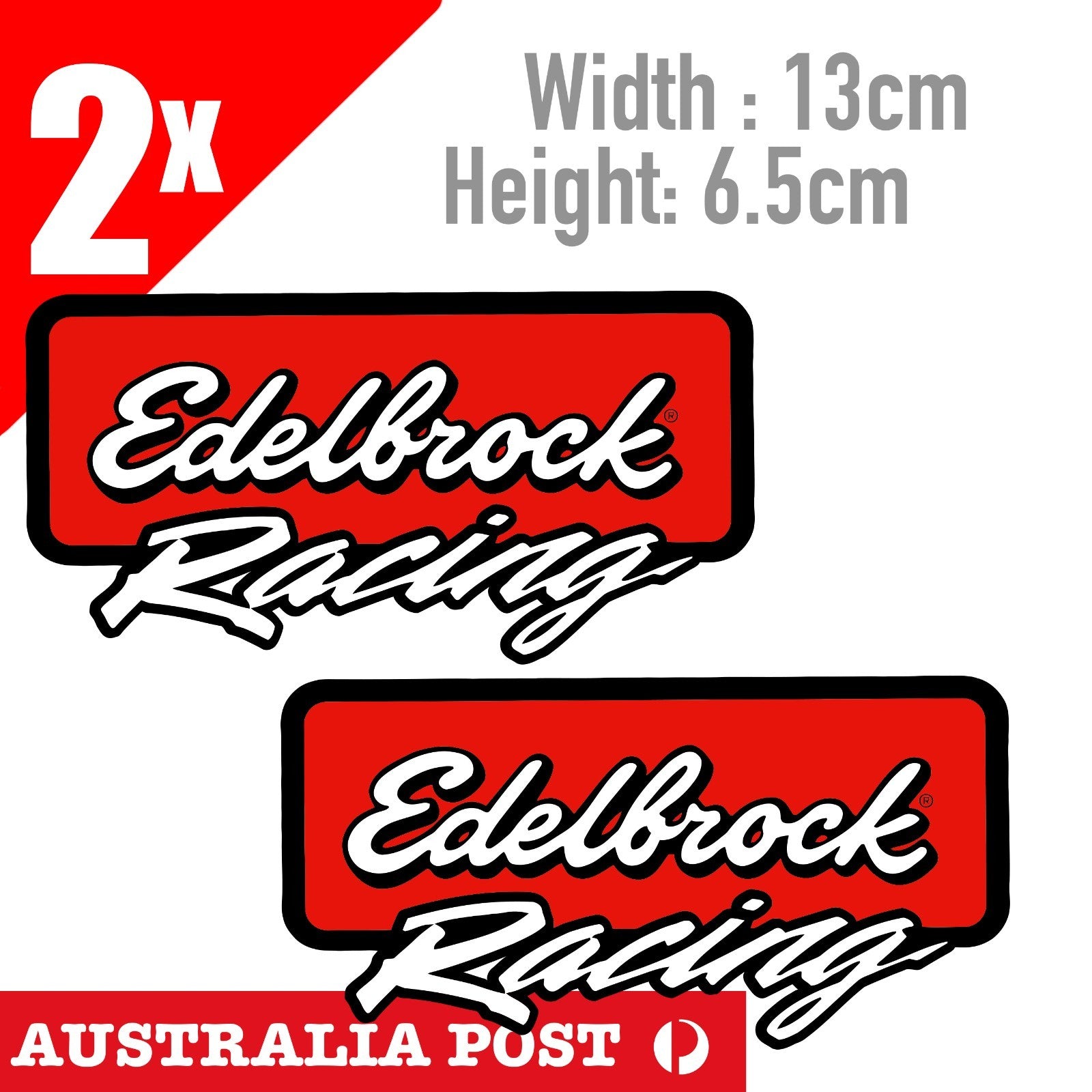 EDELBROCK  Racing, BEER FRIDGE TOOLBOX MANCAVE HOT ROD RAT ROD Sticker