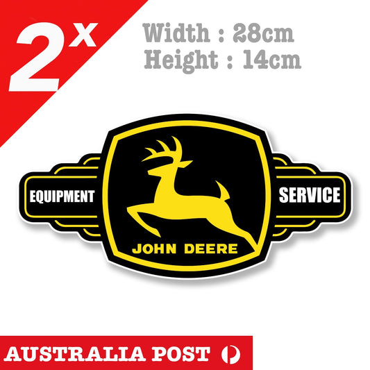 JOHN DEERE Logo, Equipment & Service Sign Logo, John Deere Logo, Large Stickers