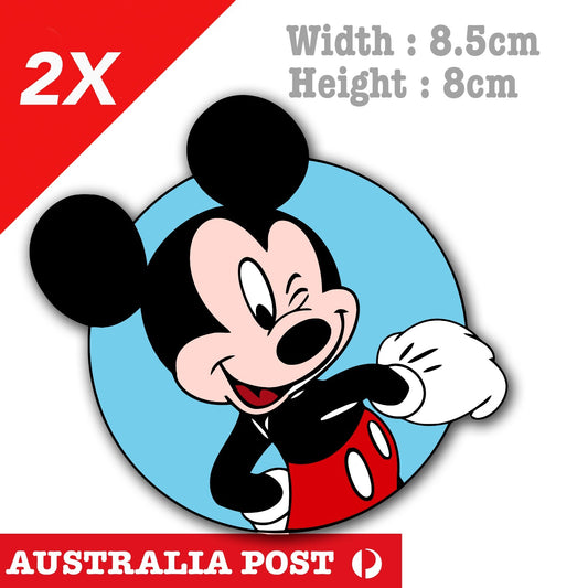 Mickey Mouse Round Badge Sticker