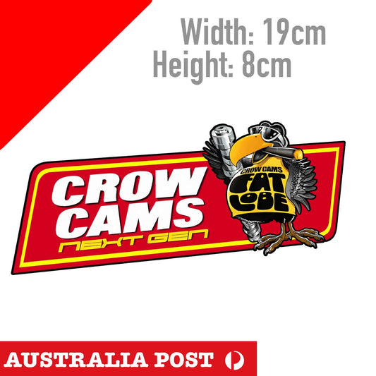 CROW CAMS Logo VINTAGE MOTORSPORT HOT ROD RAT ROD Sticker