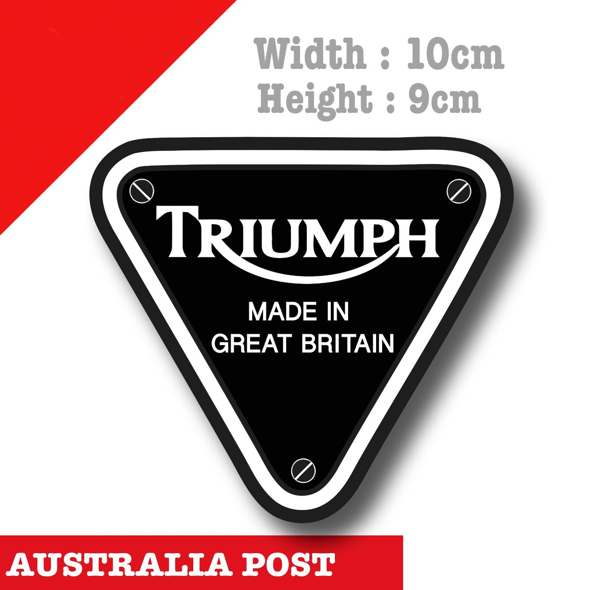 TRIUMPH Motorcycle  - Made in Great BritianLogo Decal Sticker