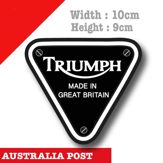 TRIUMPH Motorcycle  - Made in Great BritianLogo Decal Sticker