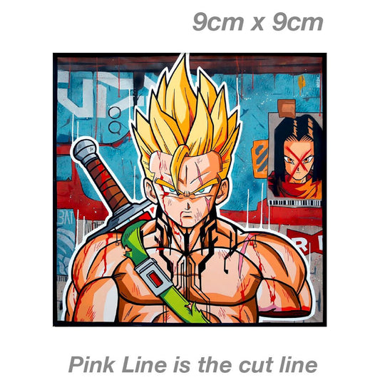 Gohan Ultimate Dragon Ball Z JDM , Car  Vinyl  Sticker 