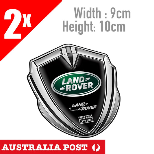 Land ROVER  Logo Union Jack Black Flag , Off Road, 4x4 Sticker