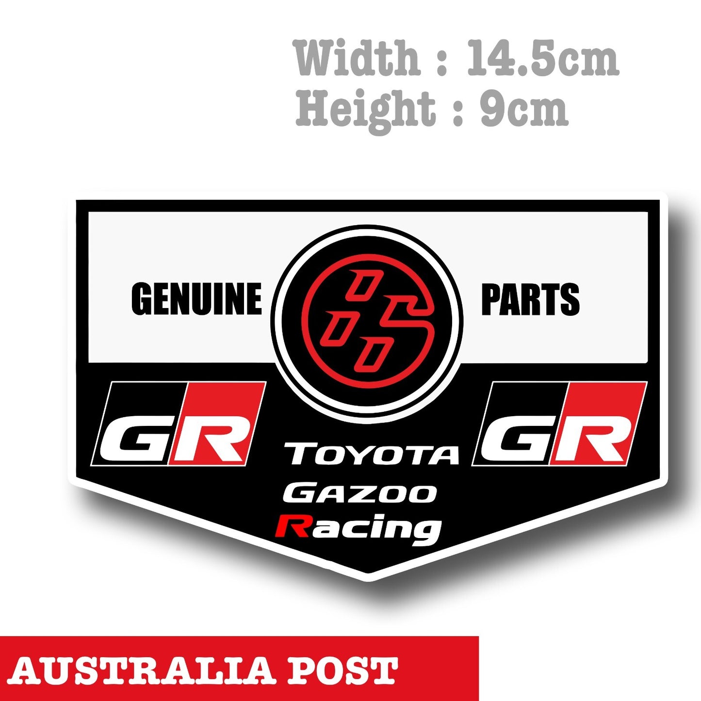 Toyota 86 Genuine Parts Toyota 86 Gazoo Racing GR Laptop , Car  Vinyl  Sticker