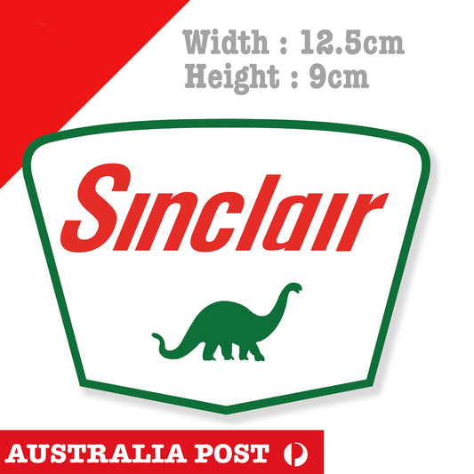 Sinclair Dino Dinosaur Gasoline, Oil, Vintage Old Style Car Vinyl  Sticker