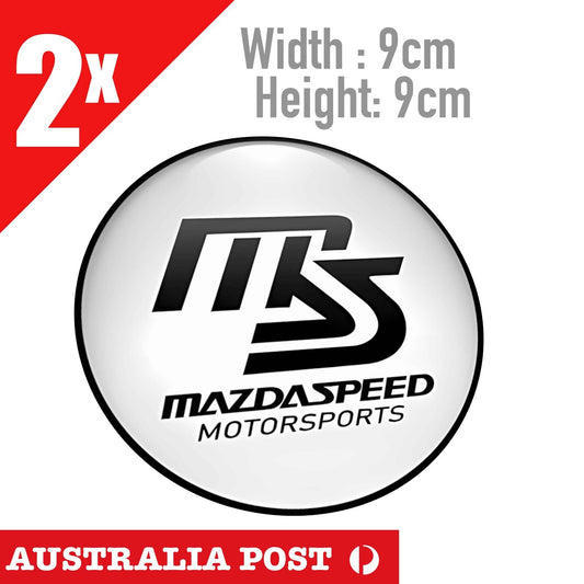MAZDA SPEED MOTOR SPORT MS  Logo Sticker