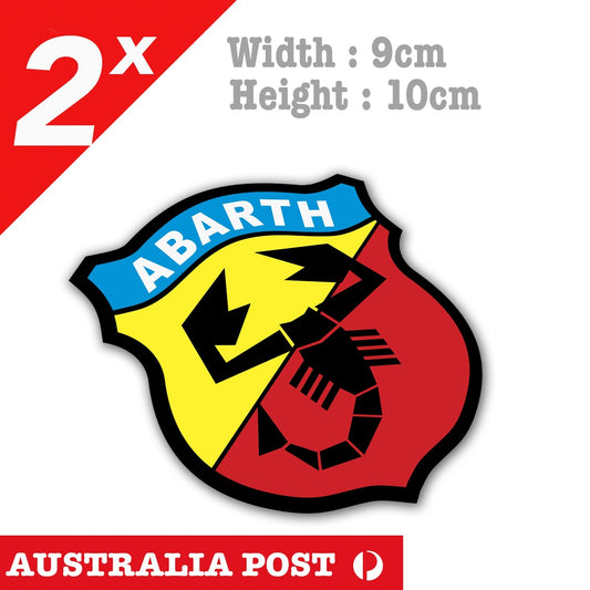 Abarth Fiat Logo Laptop , Car  Decal Sticker 