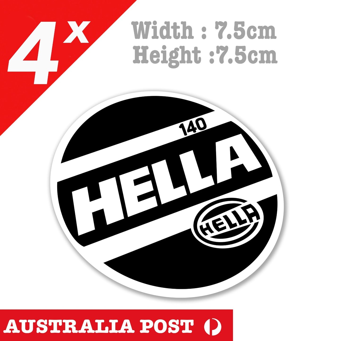 HELLA COMET 500 PROTECTIVE FRONT SPOT FOG DRIVING LAMP LIGHT COVER x4 Sticker