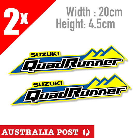 Suzuki Quad Runner Off Road Logo , Fuel tank ,Window Sticker