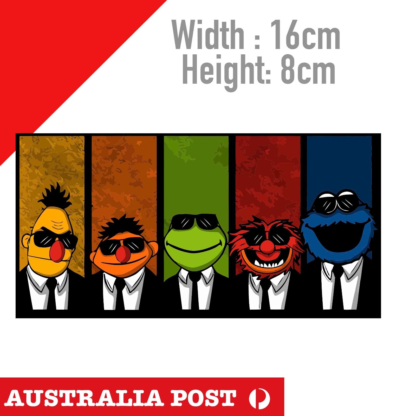 Reservoir Muppets Funny Laptop , Car  Decal Sticker 