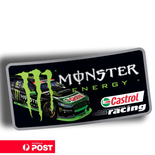 Monster Energy FORD Supercar V8 CASTROL Racing Team Vinyl Stickers