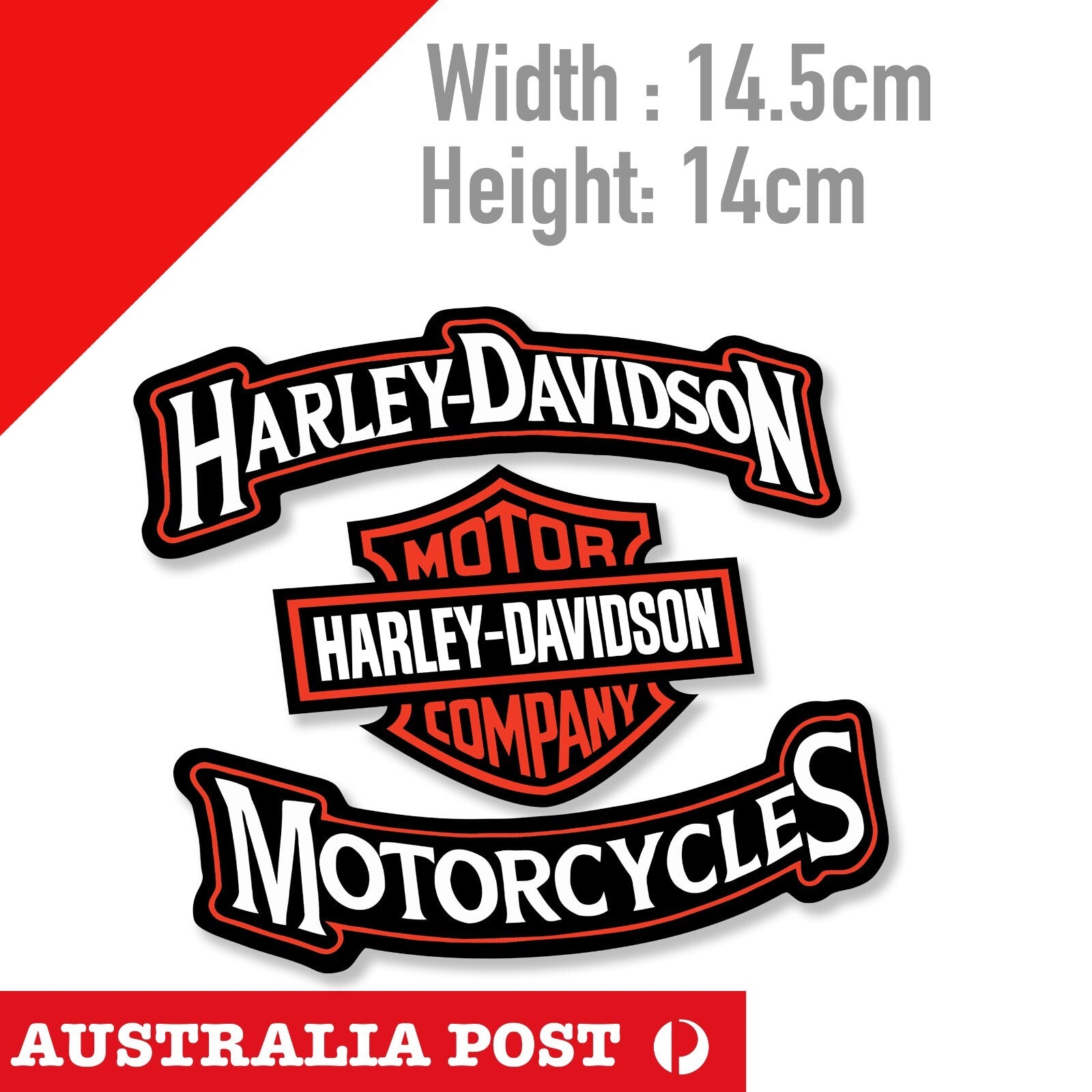 HARLEY Davidson Stickers Motorcycle Vinyl Decal Bike Helmet Sticker