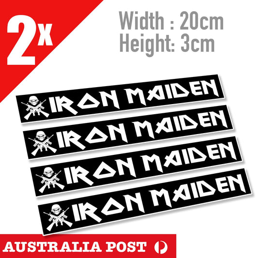 Iron Maiden SOLDIER Logo Banner Sticker Decal band album
