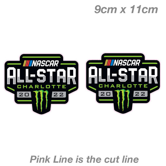 NASCAR All-Star Monster Energy Drink Laptop , Car  Vinyl  Sticker 