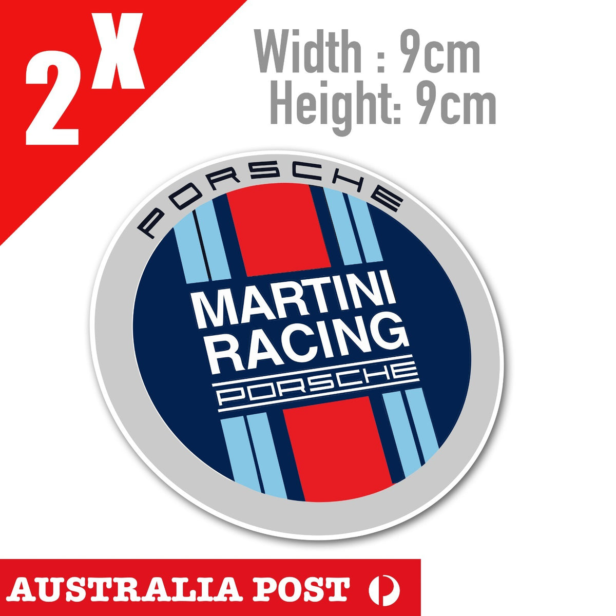 Martini Racing Round Logo, Martini Racing Logo Stickers
