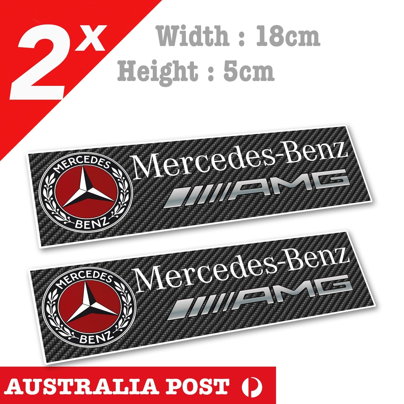 MERCEDES BENZ AMG Banner Sign Logo Sticker, Car Logo Stickers