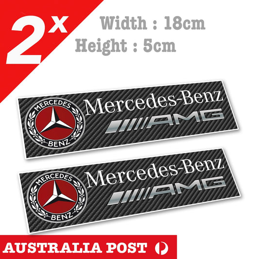 MERCEDES BENZ AMG Banner Sign Logo Sticker, Car Logo Stickers