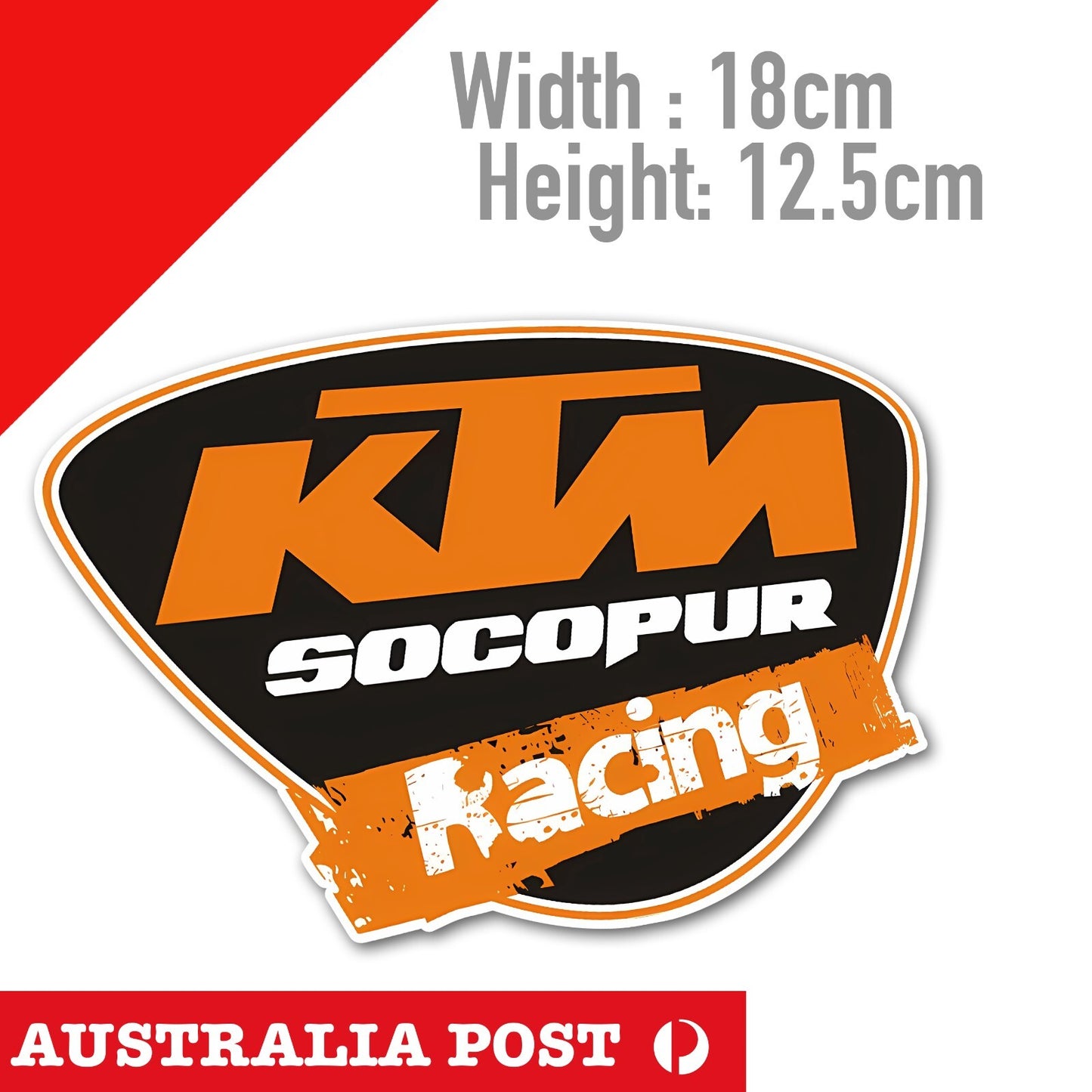 KTM  SCOPUR RACING Racing TEAM Motorcycle, MotoGP, Racing Logo Sticker