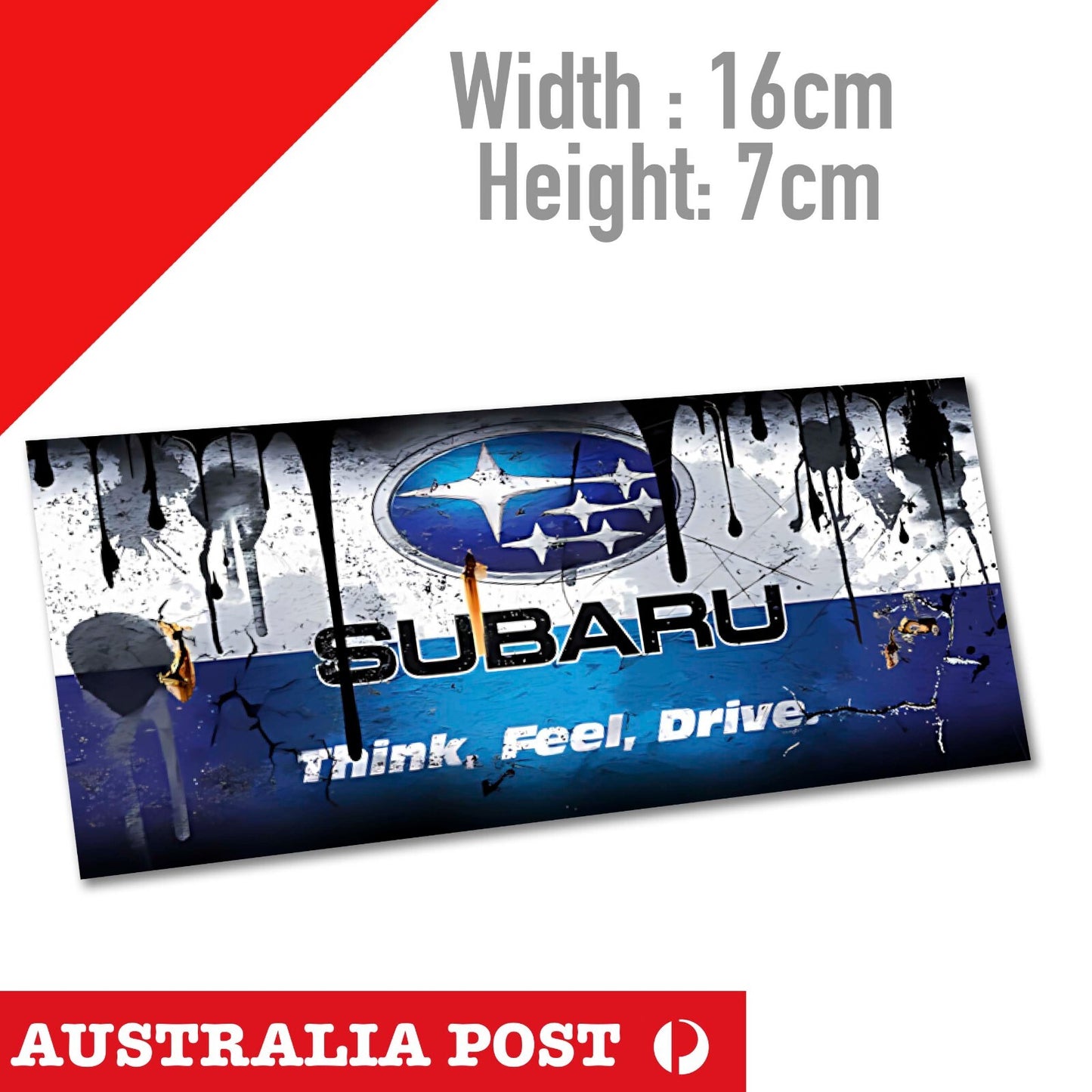 Subaru Old Dirty Rusted Garage Banner JDM BRZ Scion Impreza