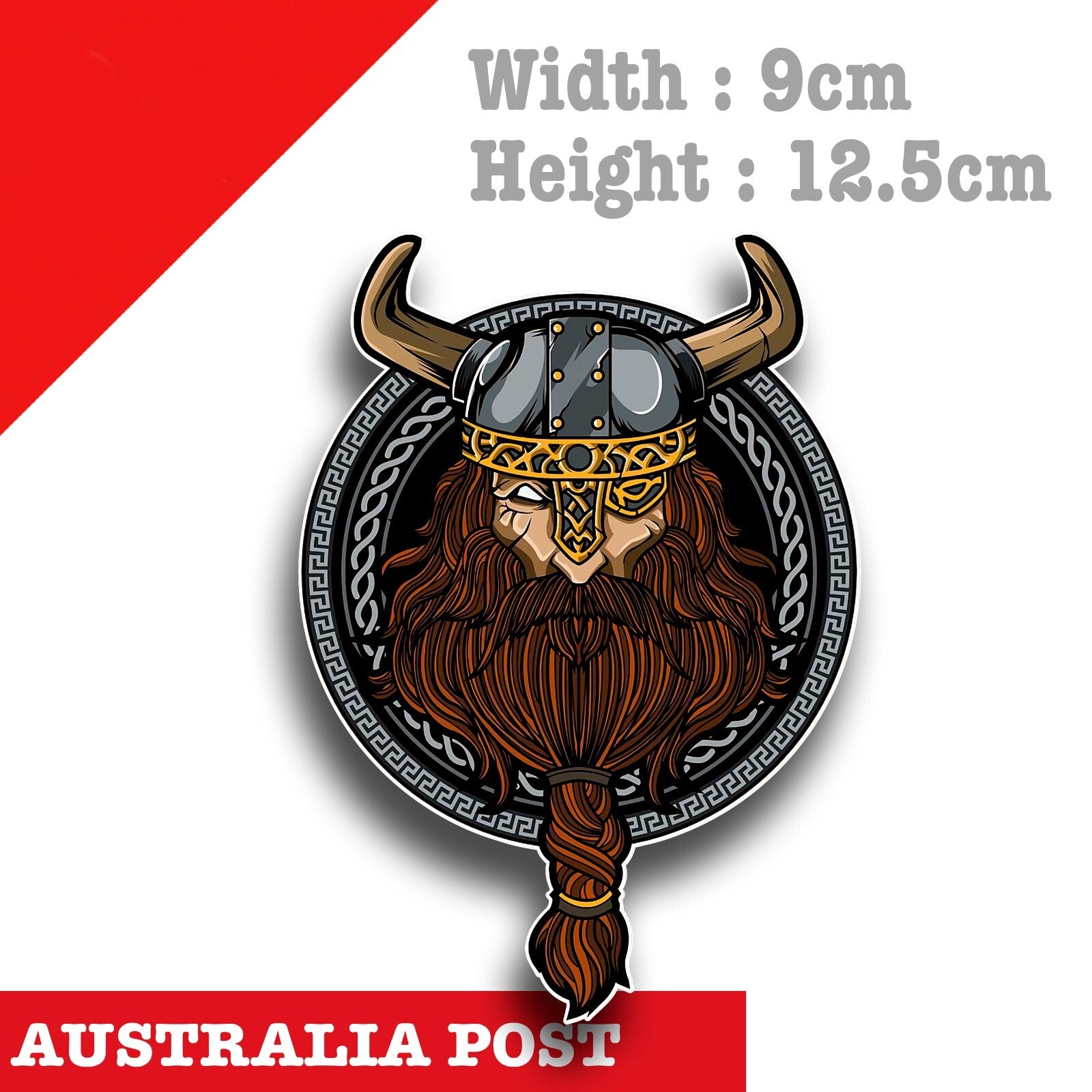 ODIN The Viking Warrior, VIKING KING  Vinyl  Sticker