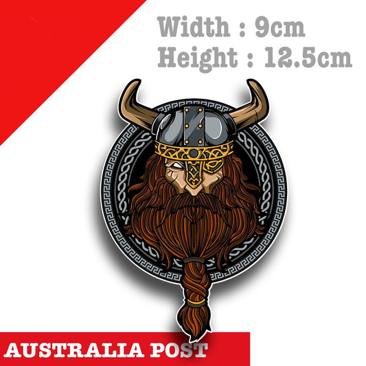 ODIN The Viking Warrior, VIKING KING  Vinyl  Sticker