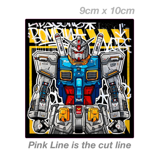 Gundam Robot Japan Osaka JDM Sticker 