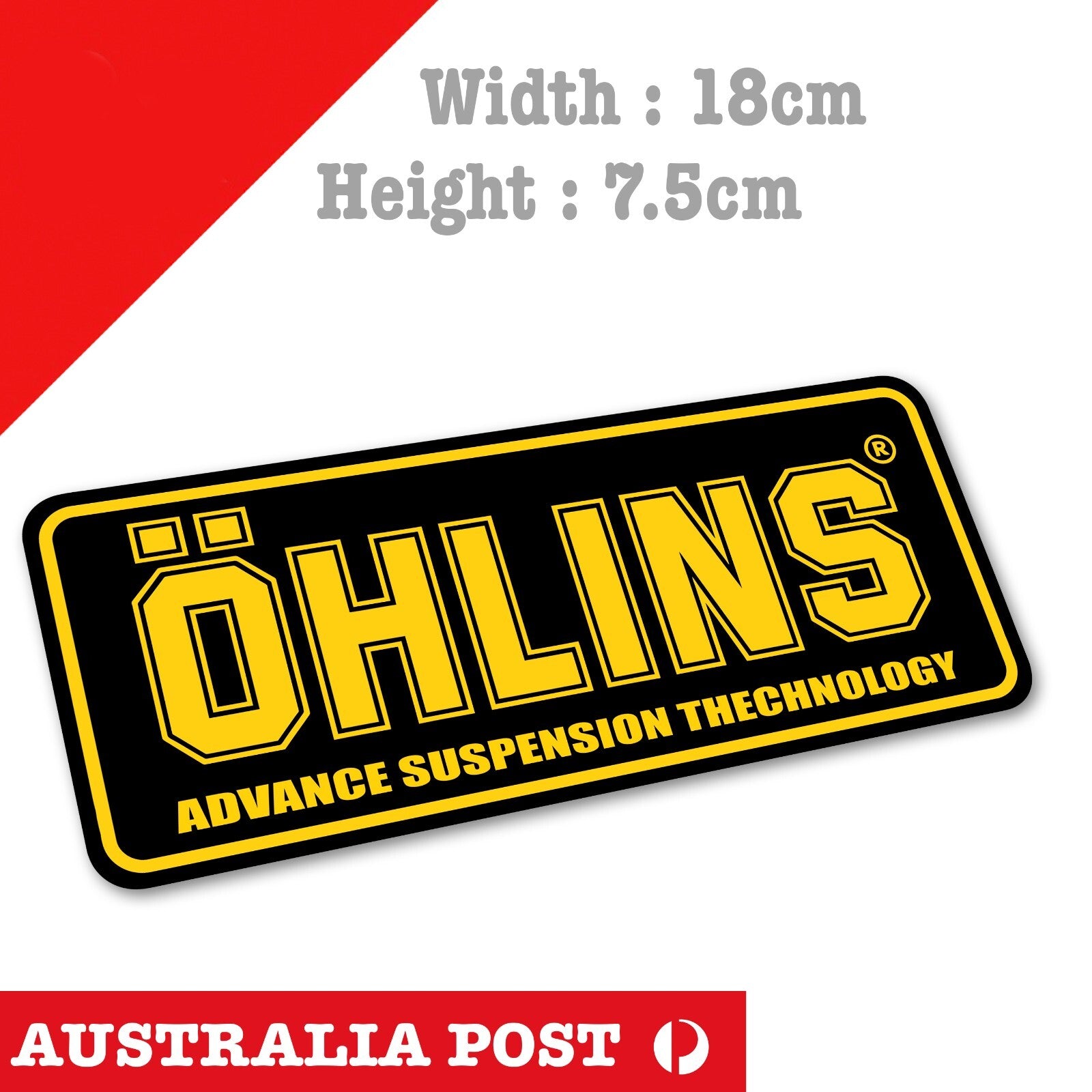 OHLINS Racing Advanced Suspension JDM Laptop , Car  Sticker