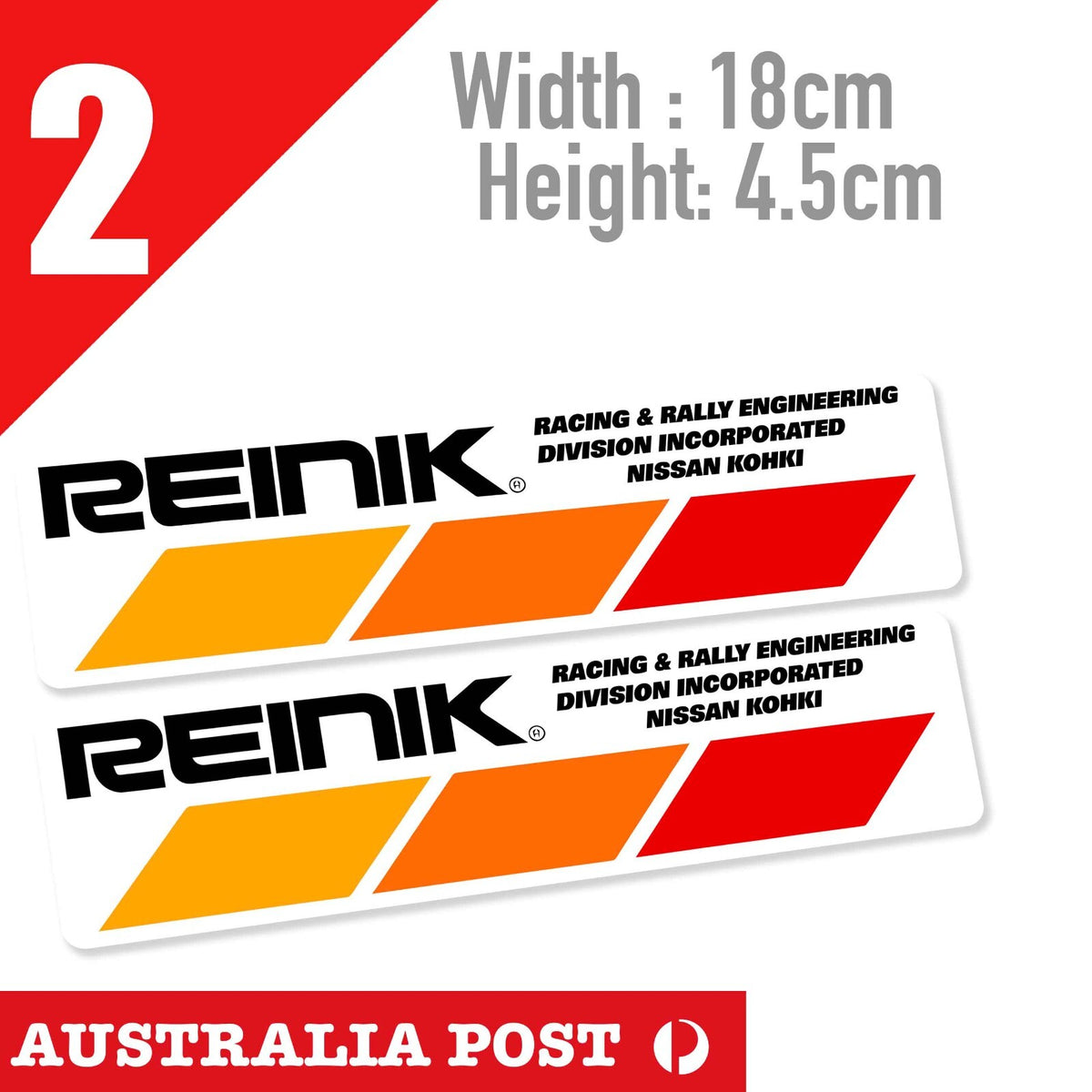 Nissan Reinik  Banner, JDM, Japan, Osaka Turbo, Racing Sticker