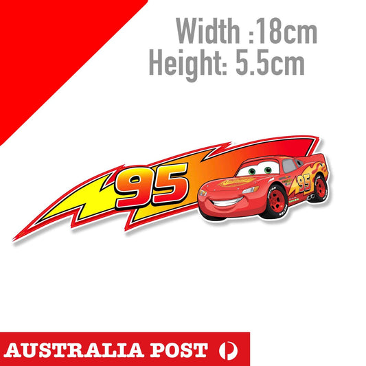 Disney Cars Lightning McQueen 95 Flame Number, Disney Cars Number 95  Sticker