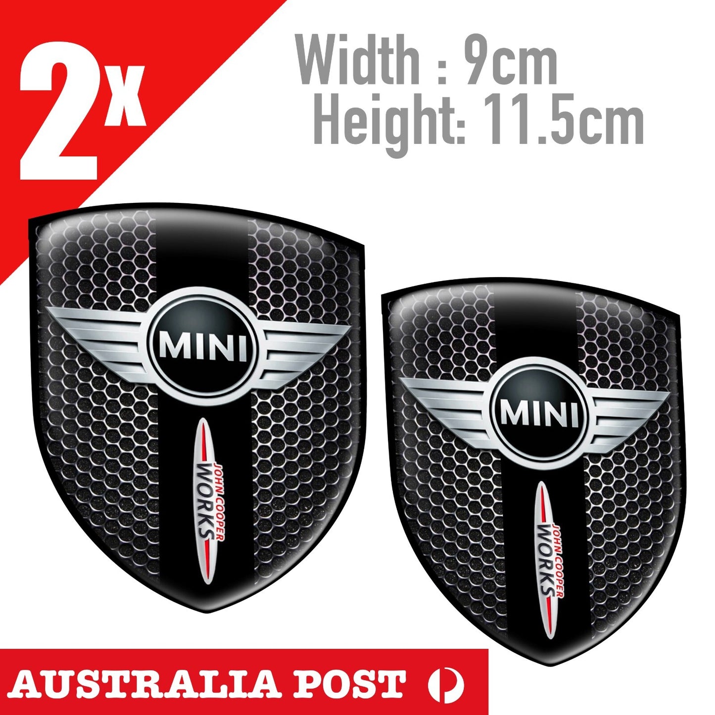 MINI COOPER S JOHN COOPER S Emblem Style Logo Sticker