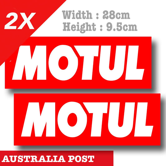 MOTUL Logo Large x2 Laptop , Car  Vinyl  Stickers