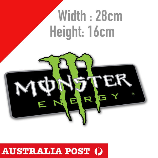 Monster Energy Drink Army Toolbox , Fridge , Bar Banner Sticker
