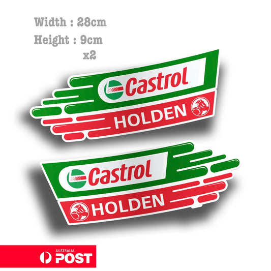 CASTROL HOLDEN Motor Oil Large Logo  Sticker 