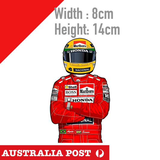 HONDA Formula 1 Driver, Marlboro, SHELL F1 Driver Sticker