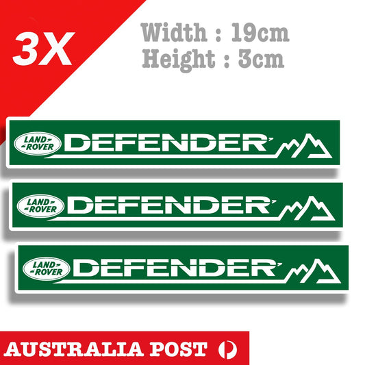 Land Rover Logo, Land Rover Defender banner Logo Sticker