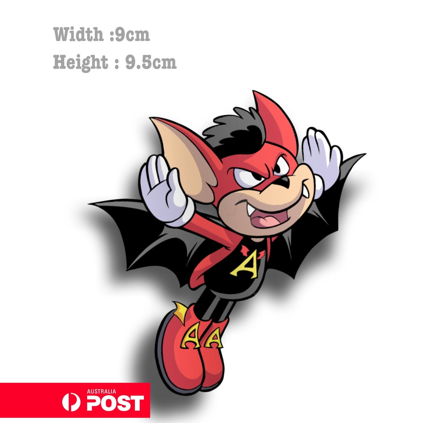 Vampire Bat Funny Halloween Scary Monster  Decal Sticker 