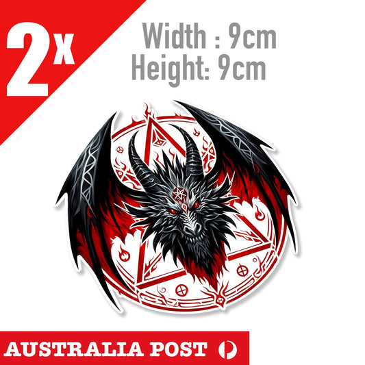 BLACK Dragon Stickers